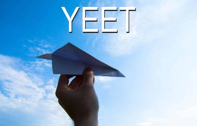 Yeet の意味と正しい使い方