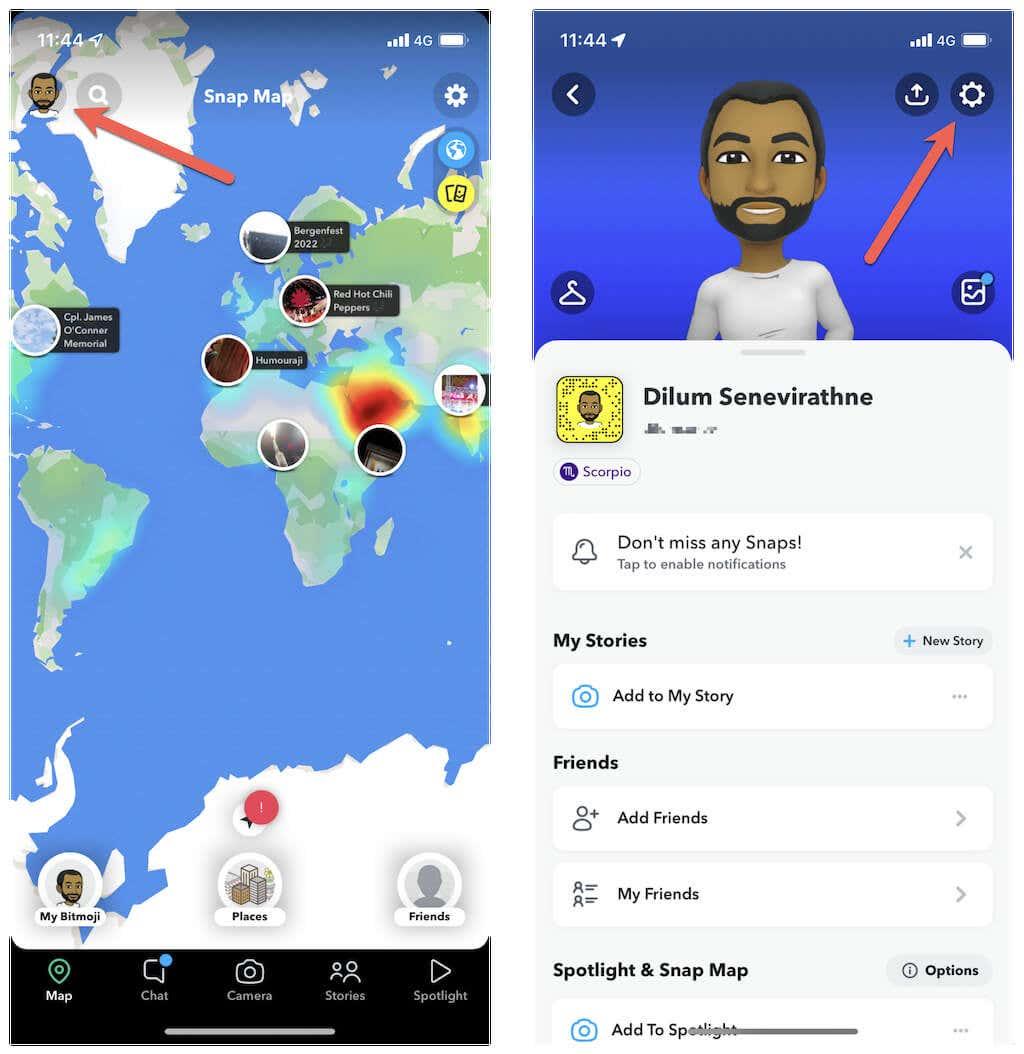 Como obter o Snapchat Dark Mode no Android e iOS