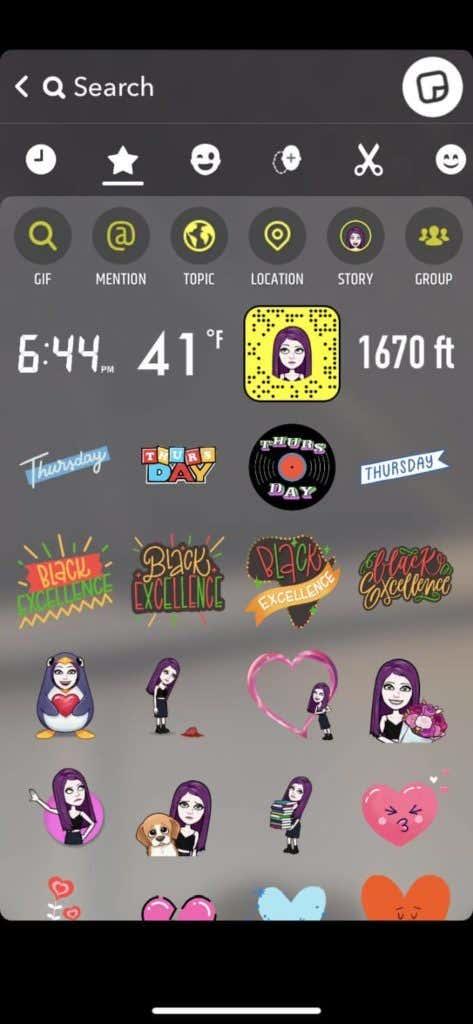 Que sont les autocollants Snapchat et comment les créer