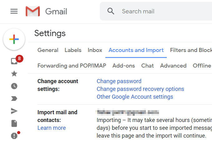 두 Gmail 계정 간에 이메일을 전송하는 방법