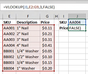 Cum să găsiți valorile potrivite în Excel