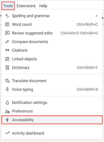 Comment faire en sorte que Google Docs lise des documents à haute voix