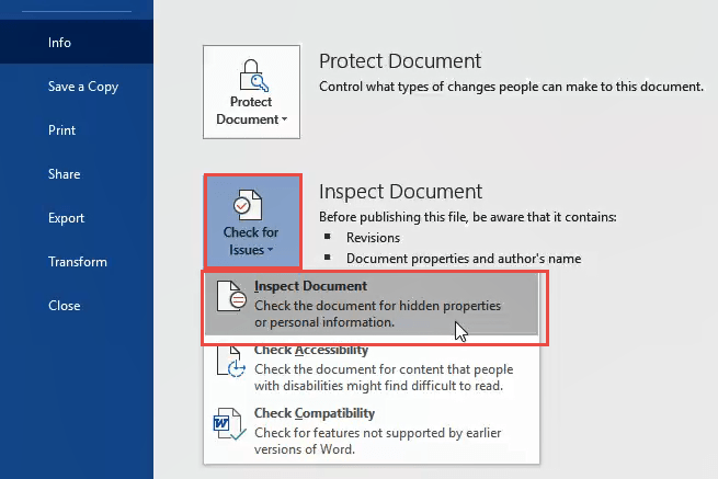 如何從 Microsoft Office 文檔中完全刪除個人元數據