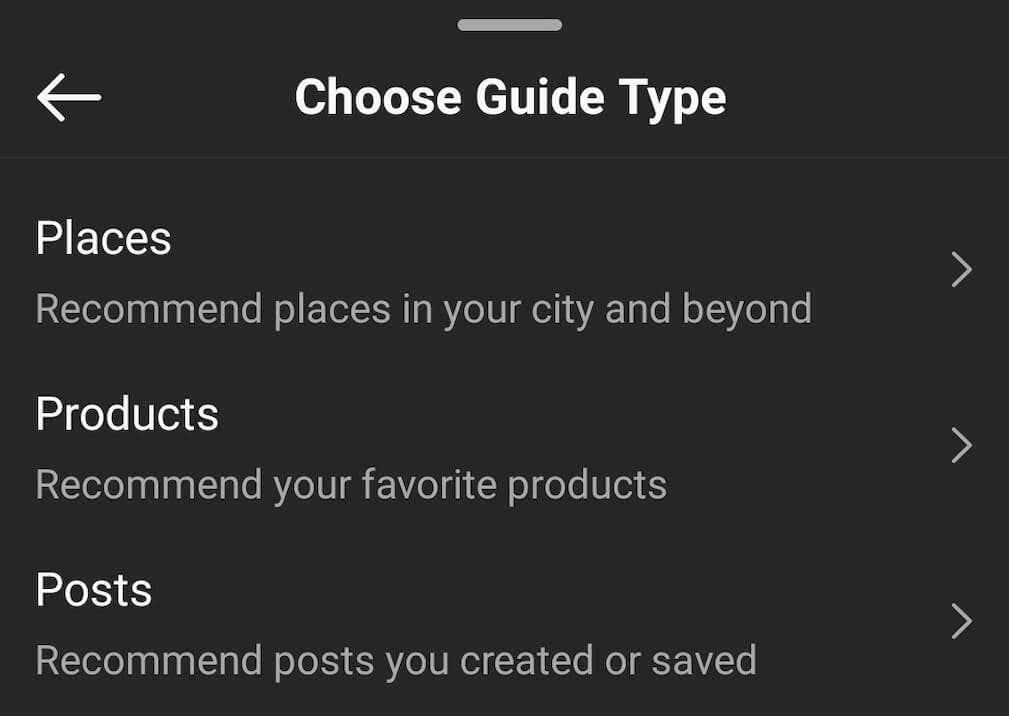 Come creare guide su Instagram