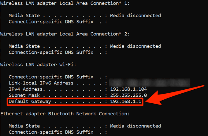 Como encontrar um endereço IP de ponto de acesso sem fio