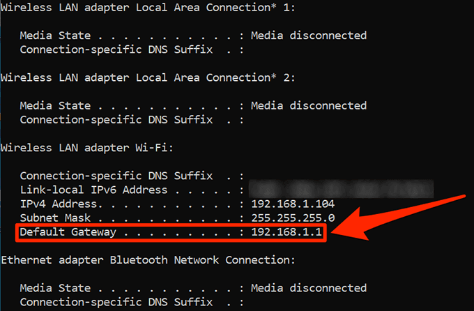 Cómo encontrar la dirección IP de un punto de acceso inalámbrico