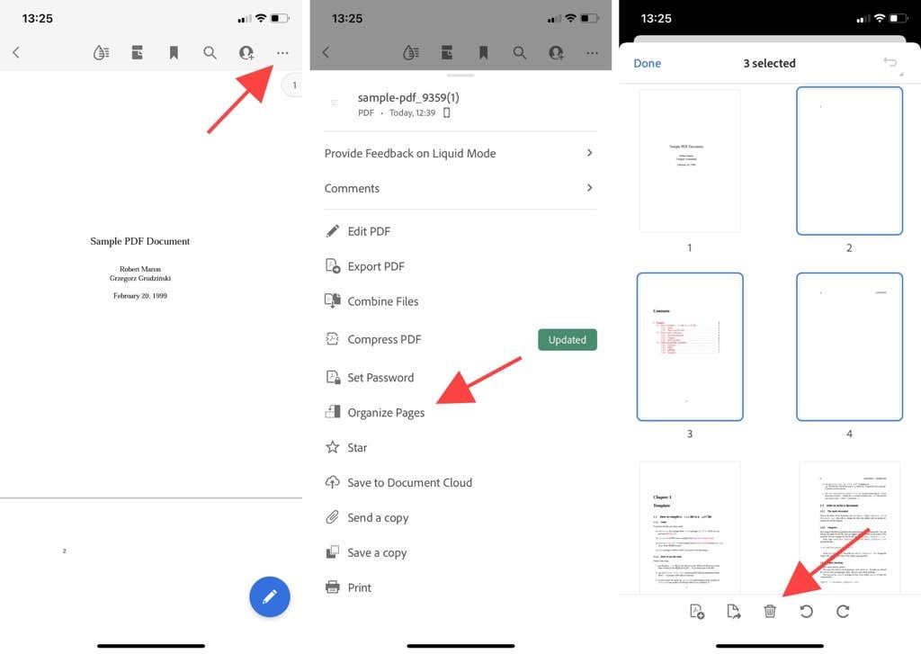 วิธีลบแต่ละหน้าออกจากไฟล์ PDF