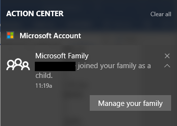 Como adicionar um membro da família à sua conta da Microsoft