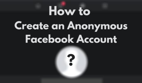 Come creare un account Facebook anonimo