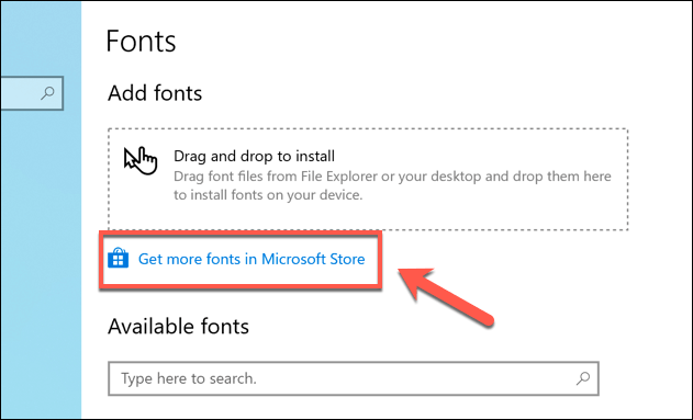 Come installare i font su Windows 10