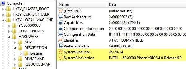 Cómo encontrar la versión del BIOS en la computadora