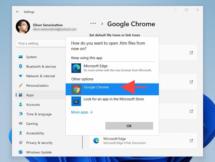 วิธีเปลี่ยน Default Web Browser ใน Windows 11/10