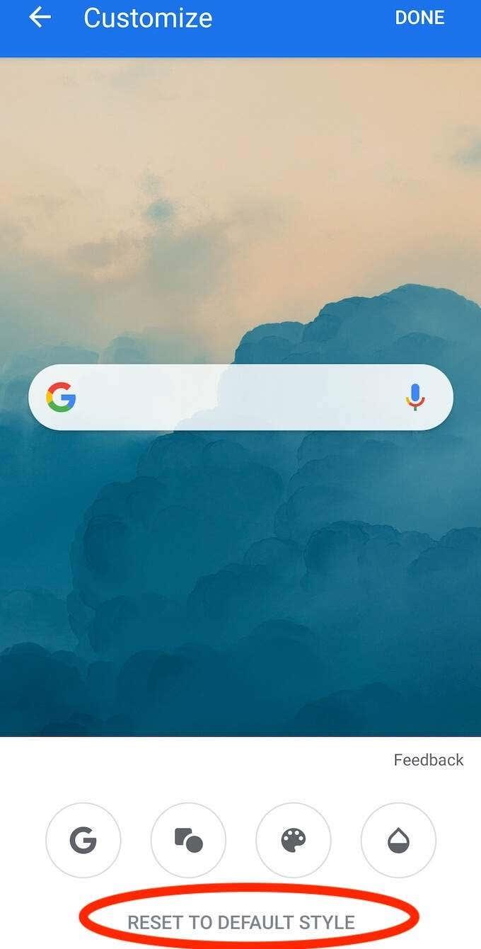 Widget da barra de pesquisa do Google ausente?  Como restaurá-lo no Android