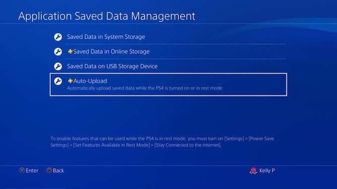 Hoe een back-up van PS4-gegevens naar de cloud te maken