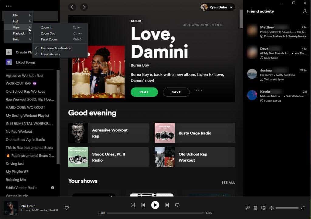 Cómo ver la actividad de tus amigos en Spotify