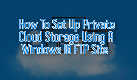 Come configurare larchiviazione cloud privata utilizzando un sito FTP di Windows 10