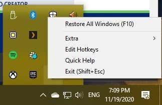 Come ridurre a icona un programma Windows nella barra delle applicazioni