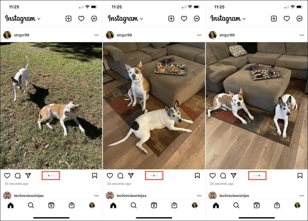 كيفية نشر صور متعددة على Instagram