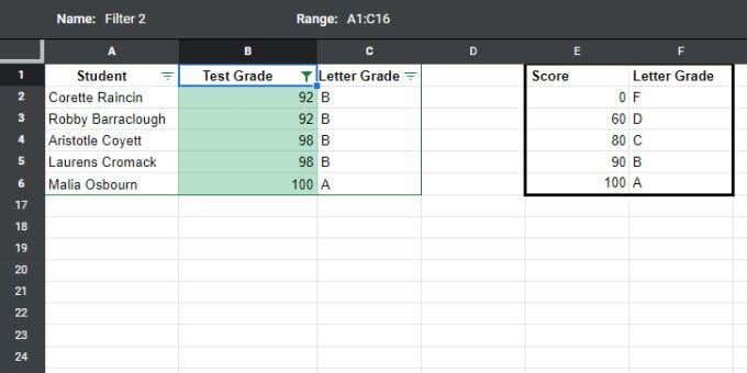 So sortieren oder filtern Sie nach Farbe in Google Sheets