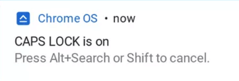 วิธีเปิดหรือปิด Caps Lock บน Chromebook