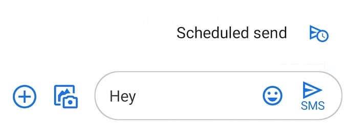 So planen Sie eine Textnachricht auf Android