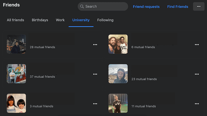 So suchen Sie Facebook-Freunde nach Ort, Job oder Schule