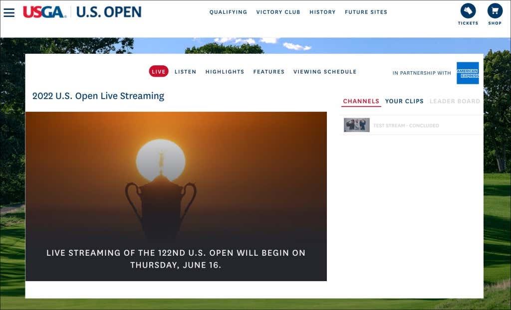 ケーブルなしでオンラインで 2022 年全米オープン選手権 (ゴルフ) を視聴する方法