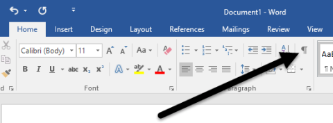 Word で書式設定マークを表示する方法