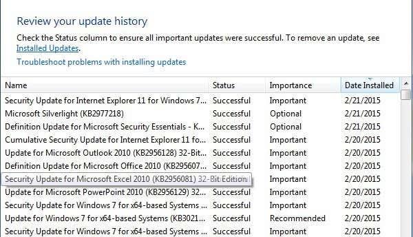 Cum să dezinstalați și să reinstalați actualizările Windows