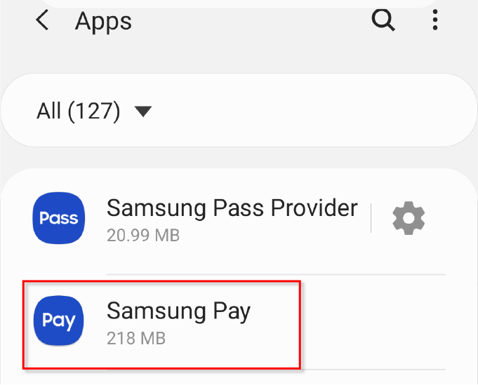 AndroidでSamsung Payを無効にする方法