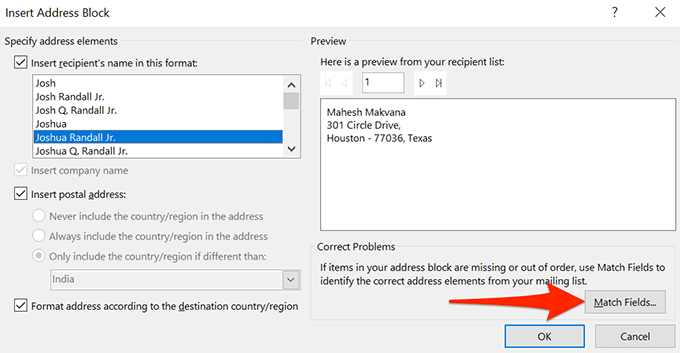 Labels maken in Word vanuit een Excel-spreadsheet