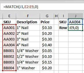 Excel에서 일치하는 값을 찾는 방법