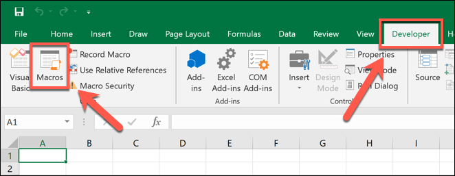 Cara Merakam Makro dalam Excel