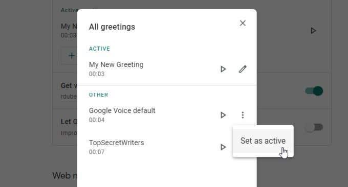 So richten Sie Voicemail auf Google Voice ein