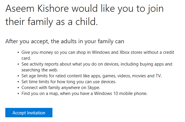 So fügen Sie Ihrem Microsoft-Konto ein Familienmitglied hinzu