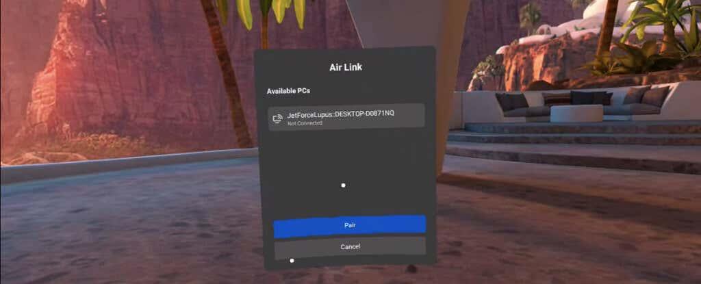 Cum se configurează Air Link pe Oculus Quest 2