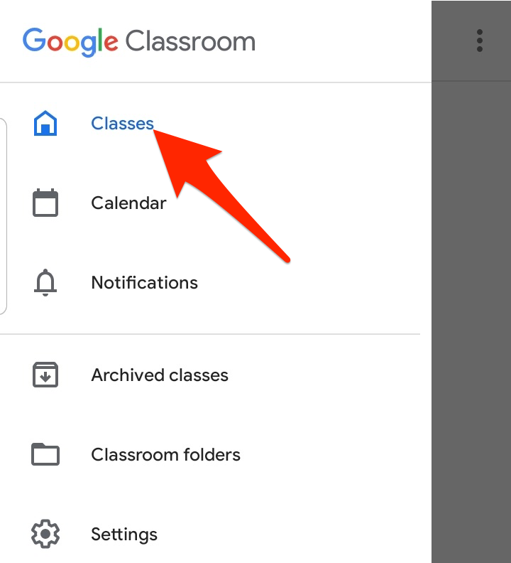 Como arquivar ou excluir uma sala de aula do Google