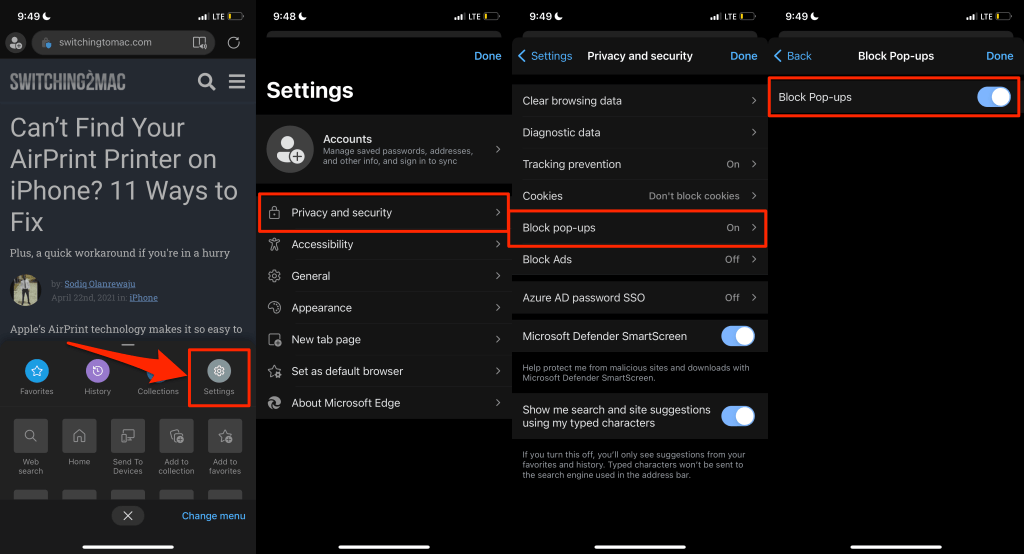 Cum să opriți ferestrele pop-up pe Android și iPhone