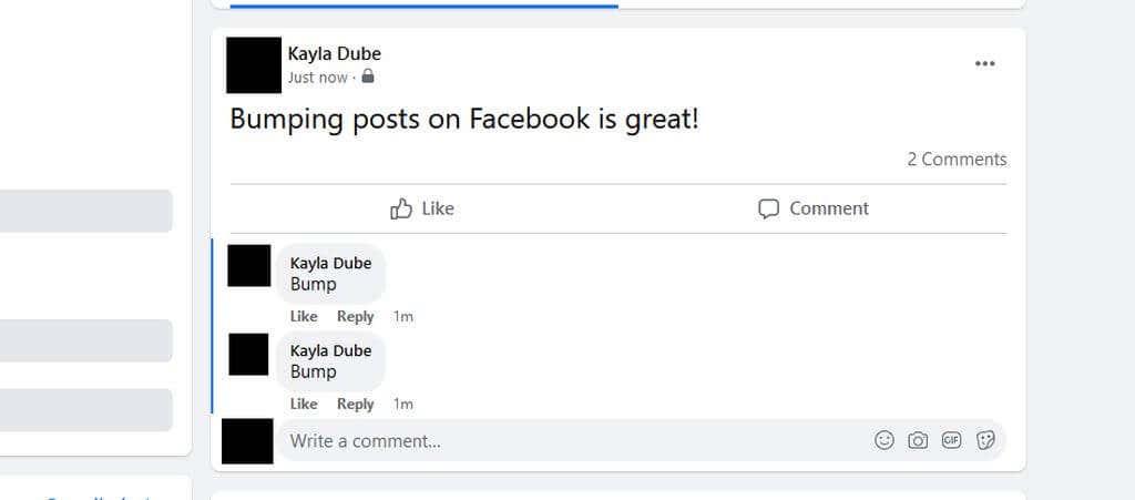 Wat betekent "Bump" op Facebook?