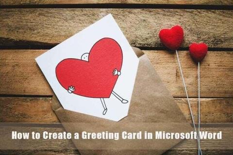 كيفية إنشاء بطاقة ترحيب باستخدام MS Word
