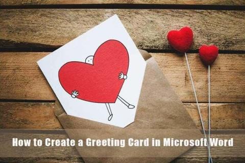 Comment créer une carte de vœux avec MS Word