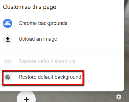 Comment changer l'arrière-plan dans Google Chrome