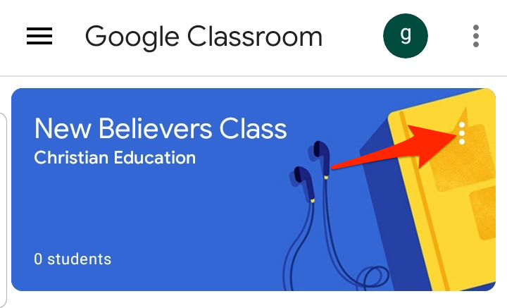 Como arquivar ou excluir uma sala de aula do Google