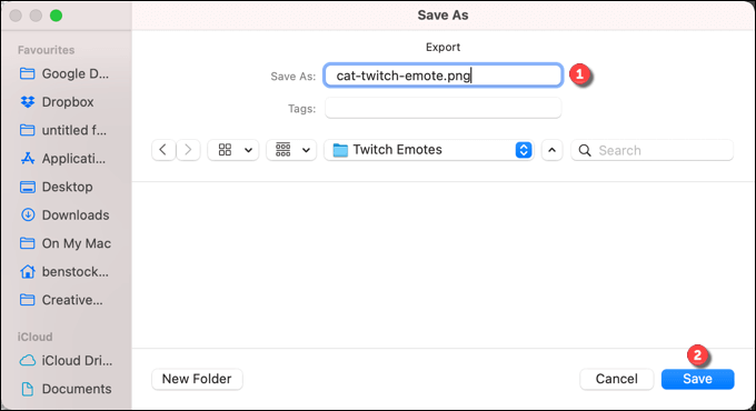 Come creare emoticon Twitch