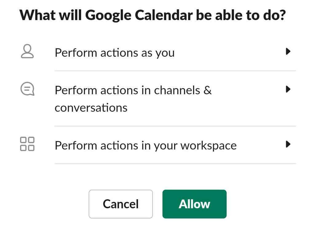 Come sincronizzare Slack con Google Calendar
