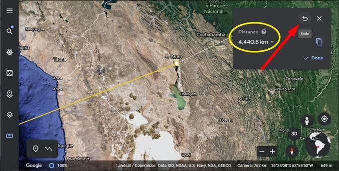 Google Earth で距離を測定する方法