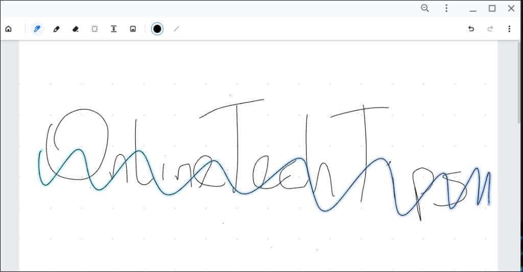 Como usar o Google Cursive no seu Chromebook