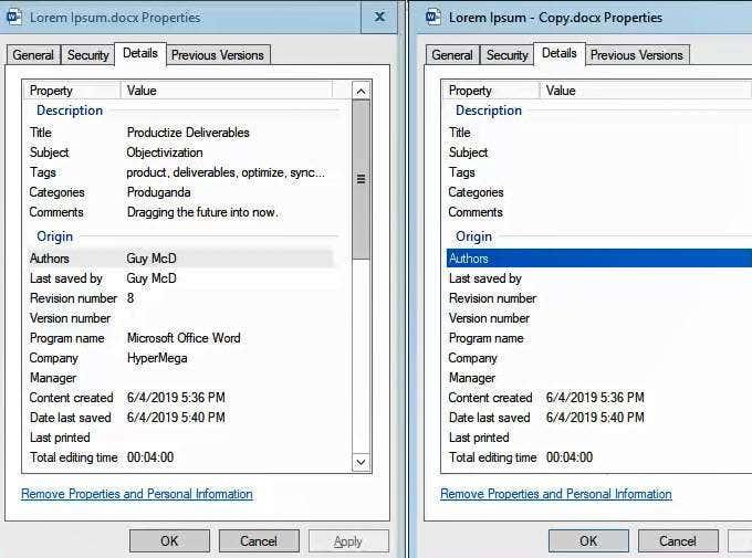 Como excluir completamente metadados pessoais de documentos do Microsoft Office