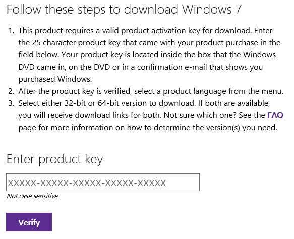 Scarica legalmente Windows 10, 8, 7 e installa da un'unità flash USB