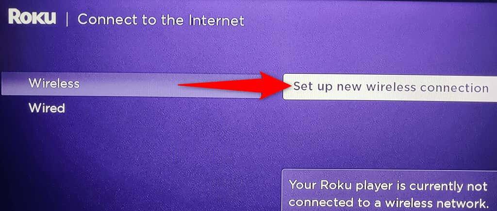 Roku verbinden met wifi